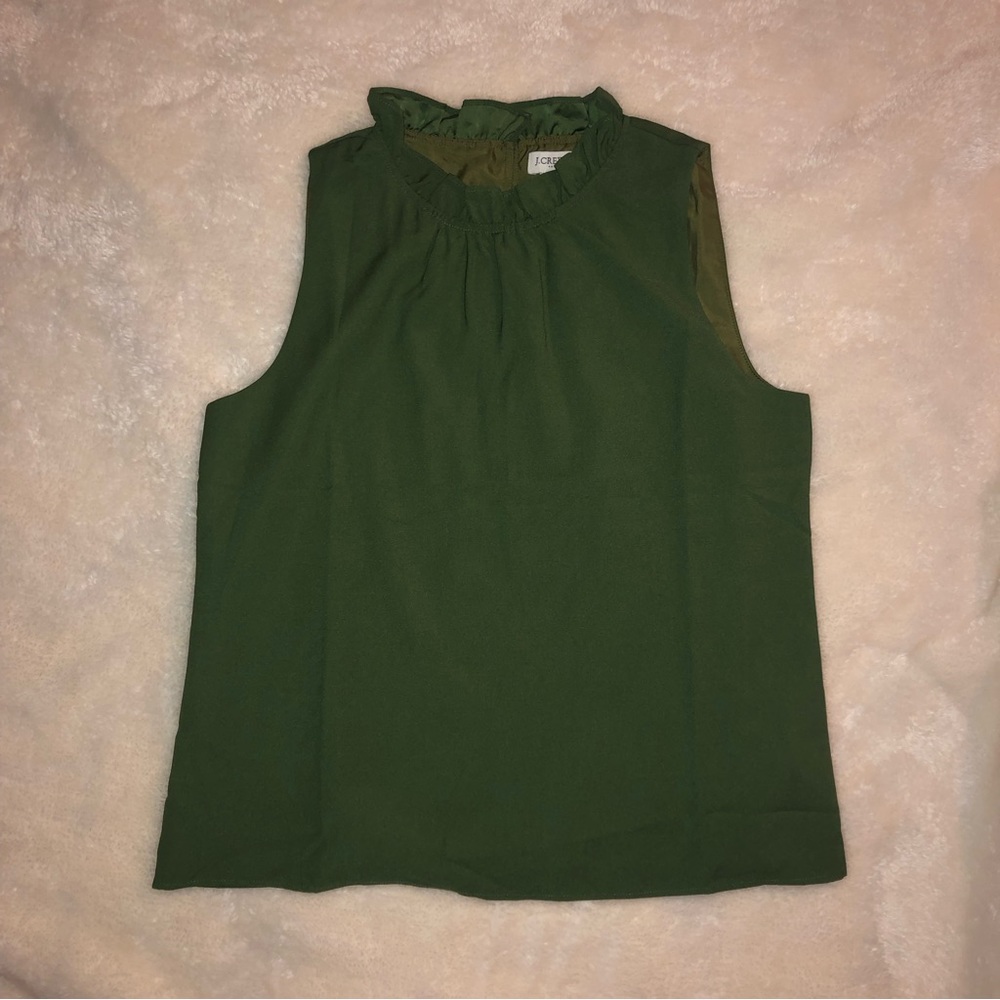 NWT J Crew Green Blouse